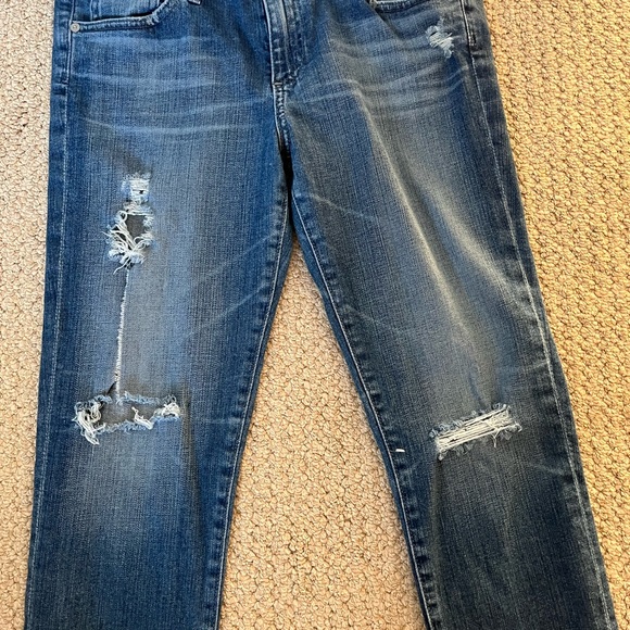 Ag Adriano Goldschmied stilt roll up blue jeans size 30 - Picture 4 of 14